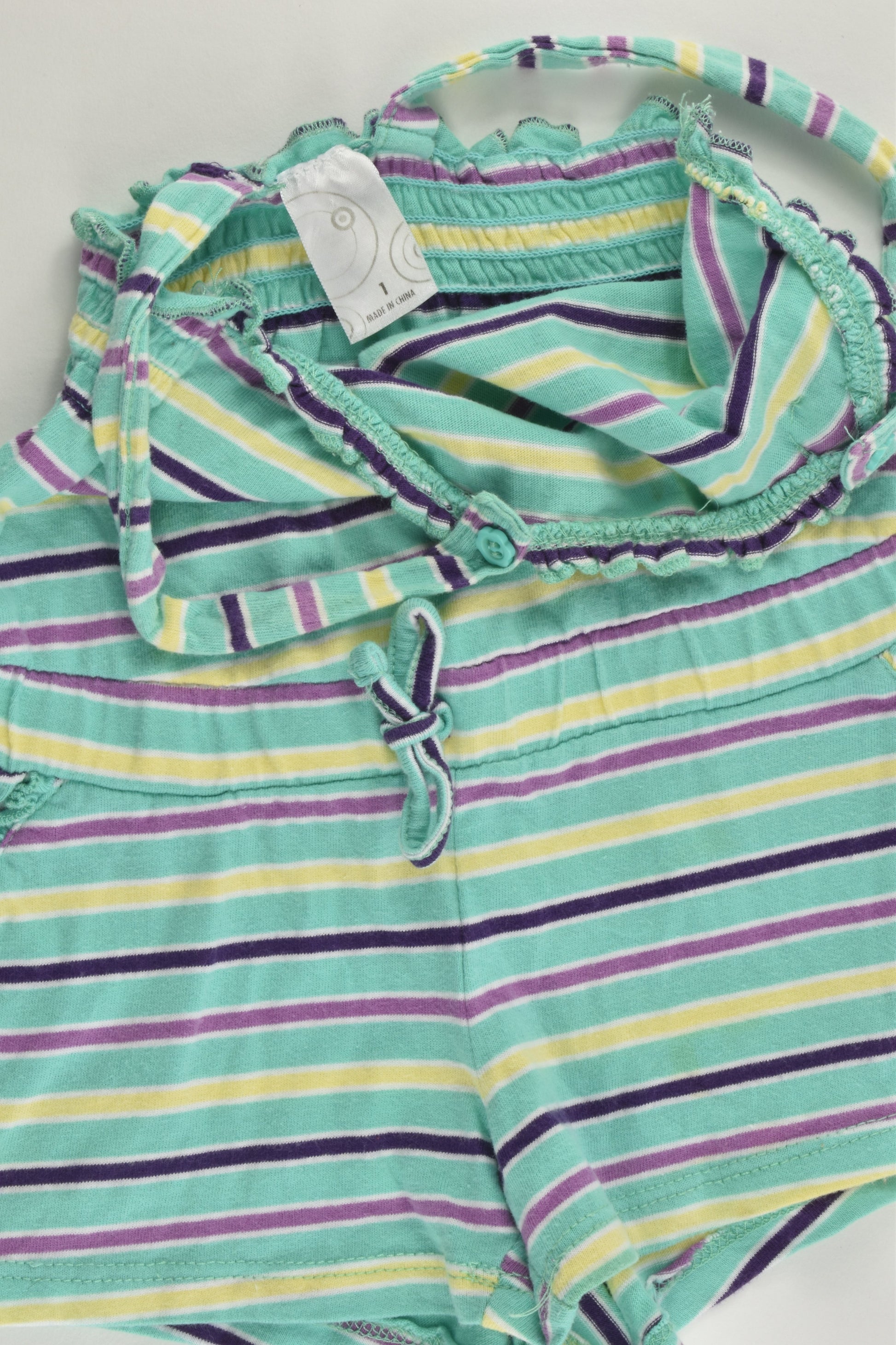 Target Size 1 Striped Playsuit