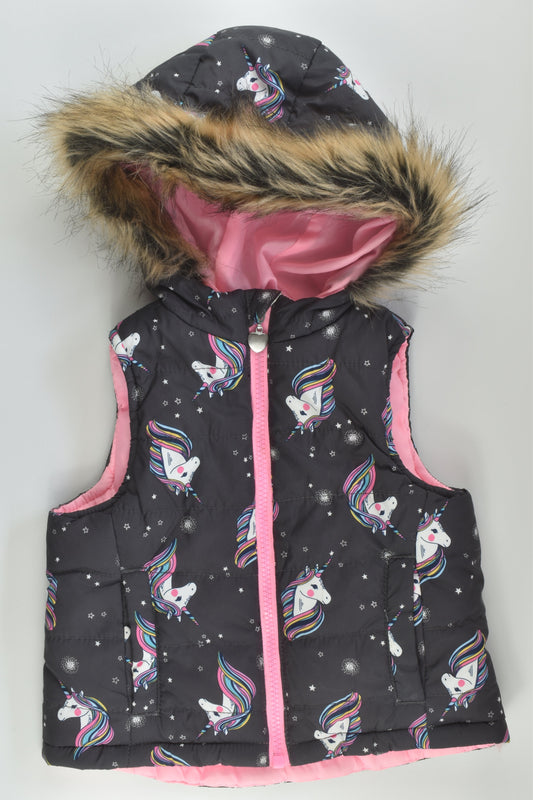 Target Size 1 Unicorn Puffer Vest