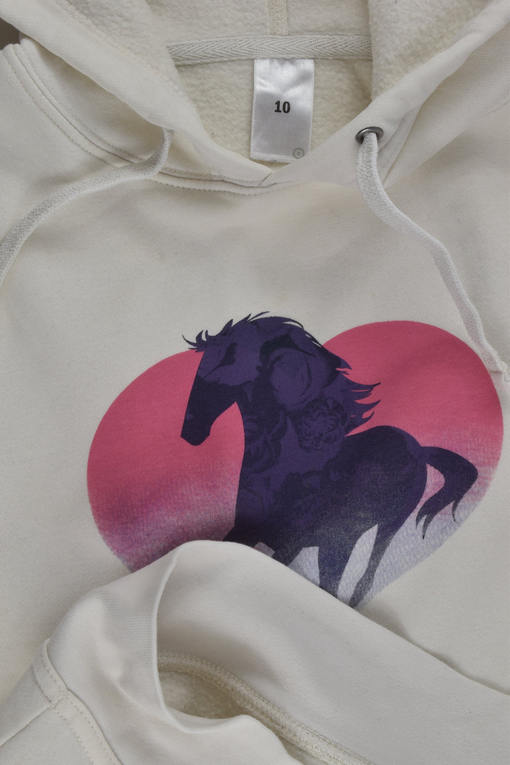 Target Size 10 Horse Hooded Jumper