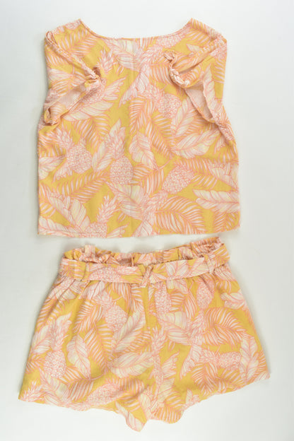 Target Size 10 Linen Blend Pineapples Outfit