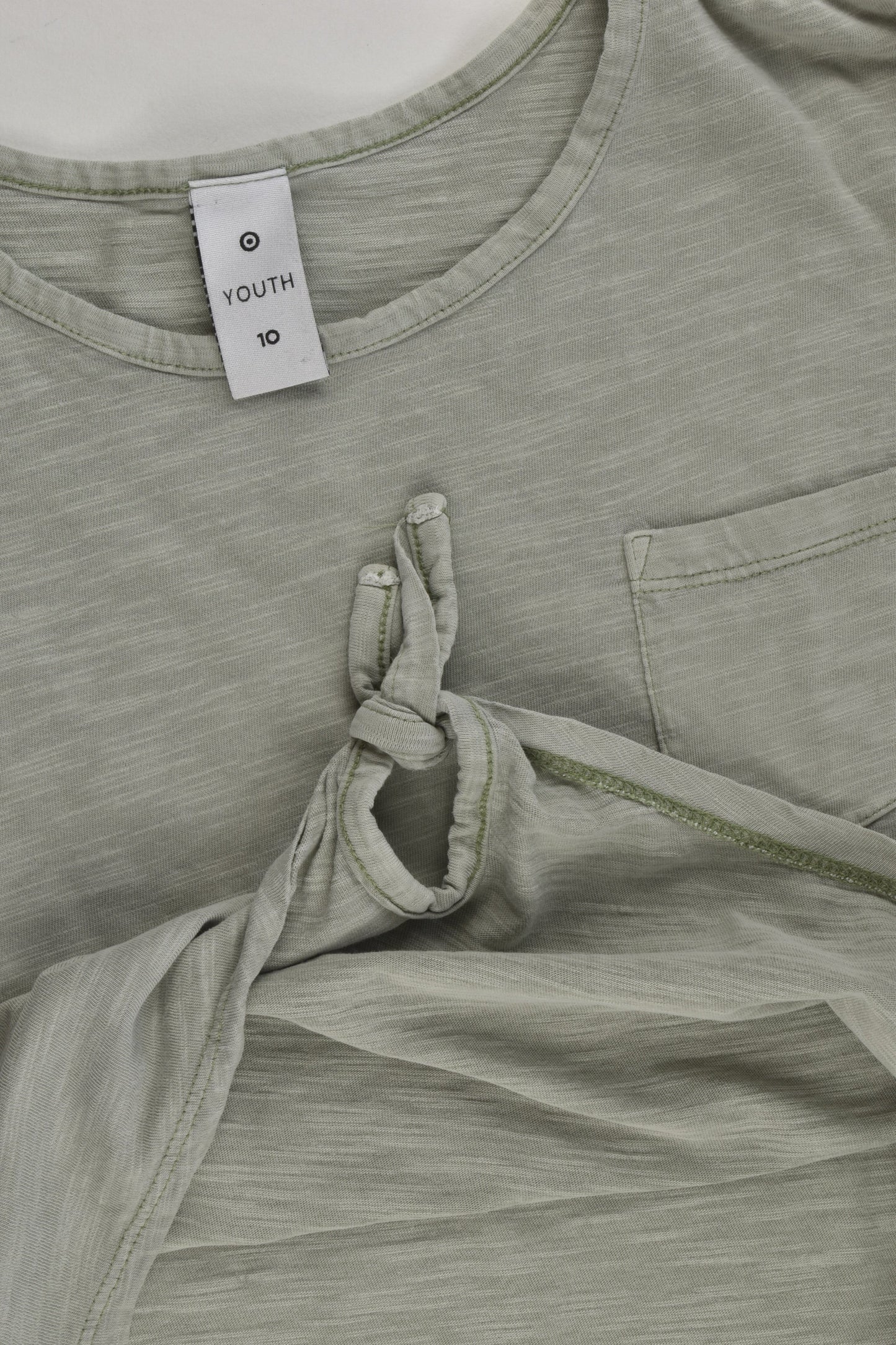 Target Size 10 Tie-Front T-shirt