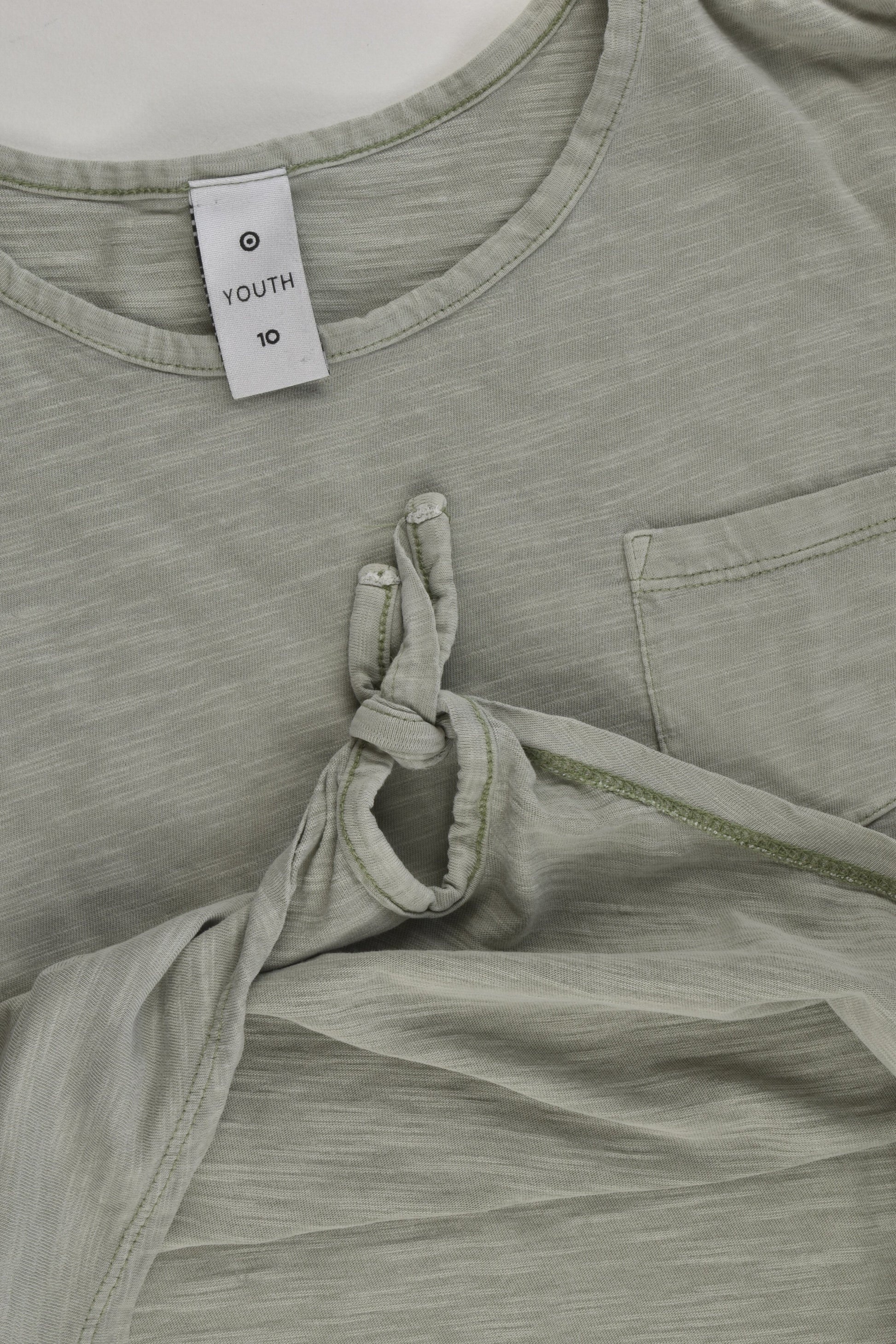 Target Size 10 Tie-Front T-shirt