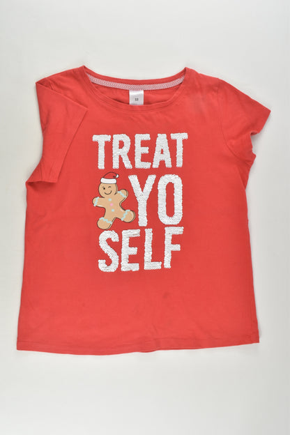 Target Size 10 'Treat Yo Self' Reversible Sequins T-shirt