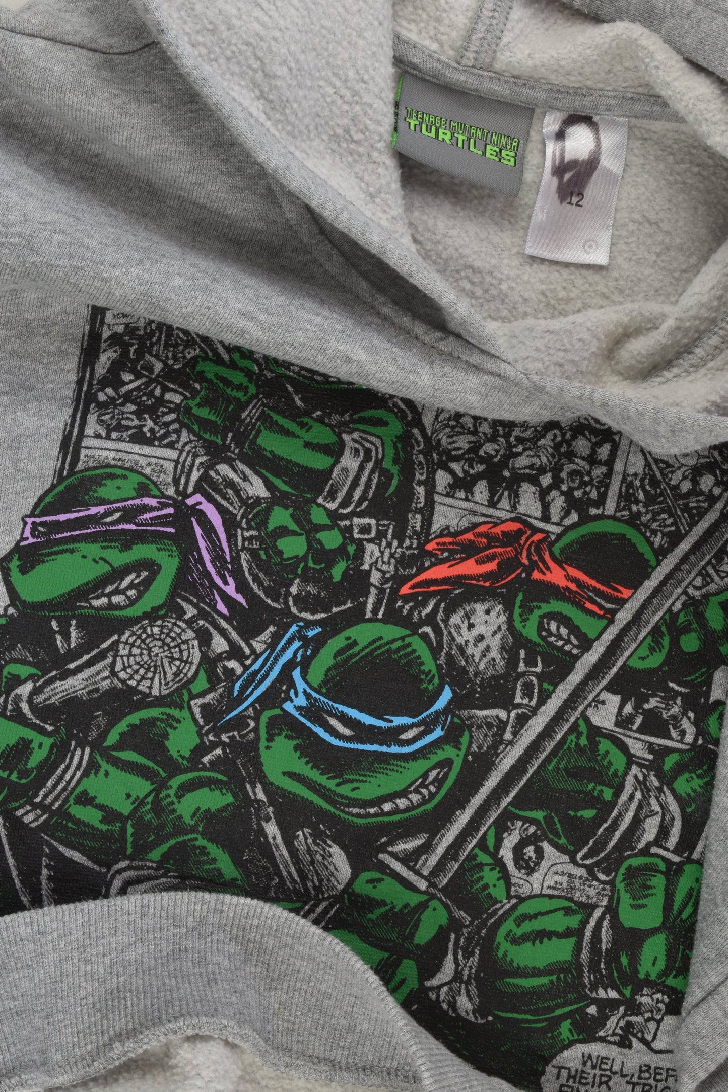 Target Size 12 Ninja Turtles Hooded Jumper