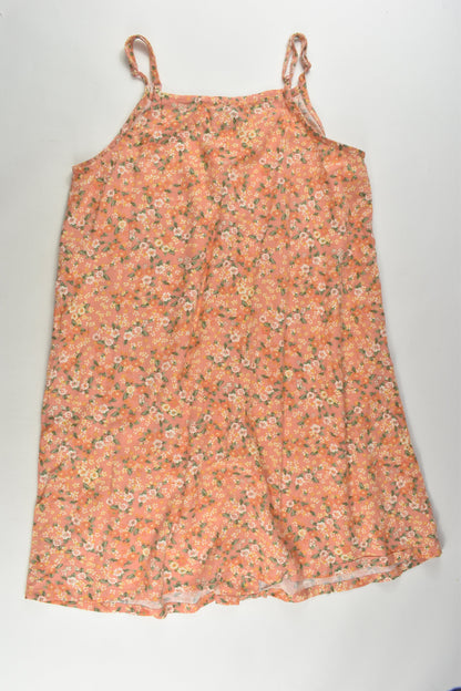Target Size 14 Linen Blend Floral Dress