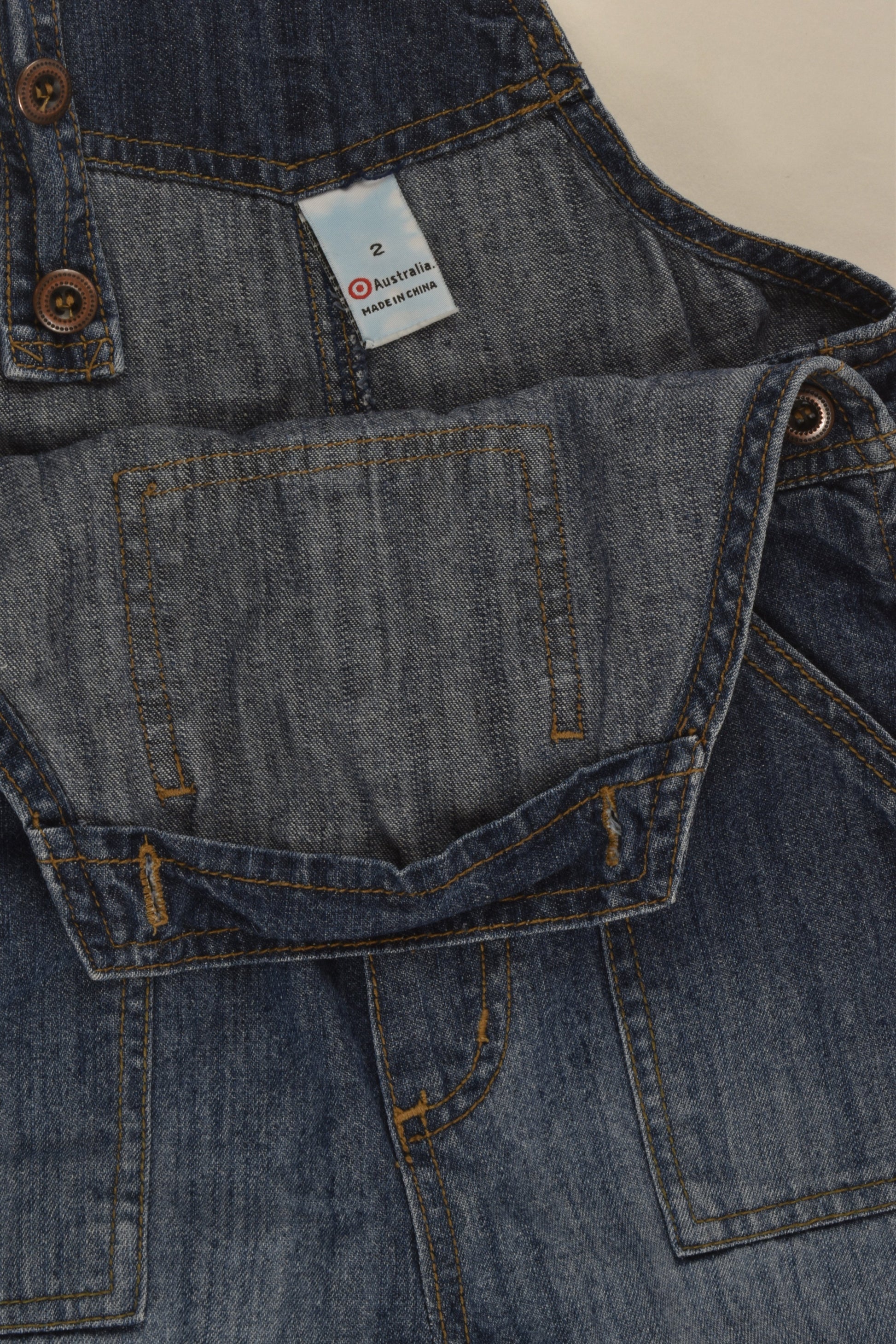 Target Size 2 Denim Overalls