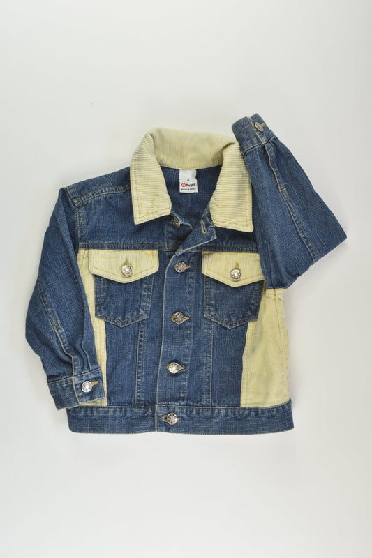 Target Size 2 Denim and Cord Jacket