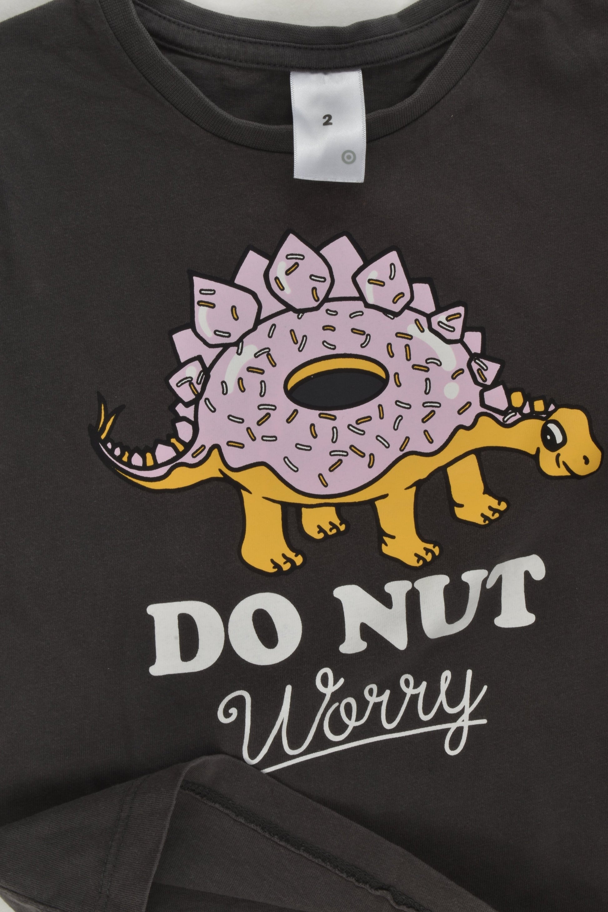 Target Size 2 'Do Nut Worry' T-shirt