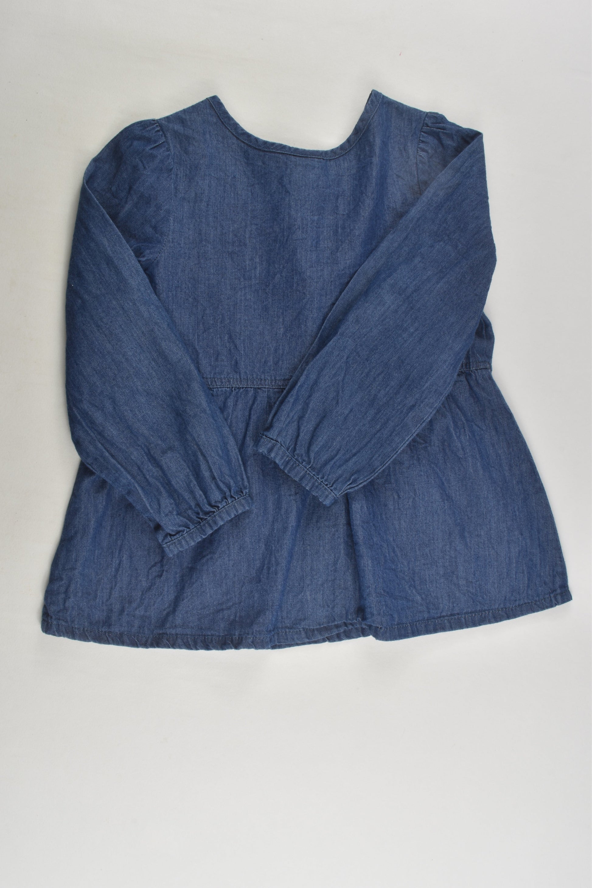 Target Size 2 Embroidery Denim Blouse