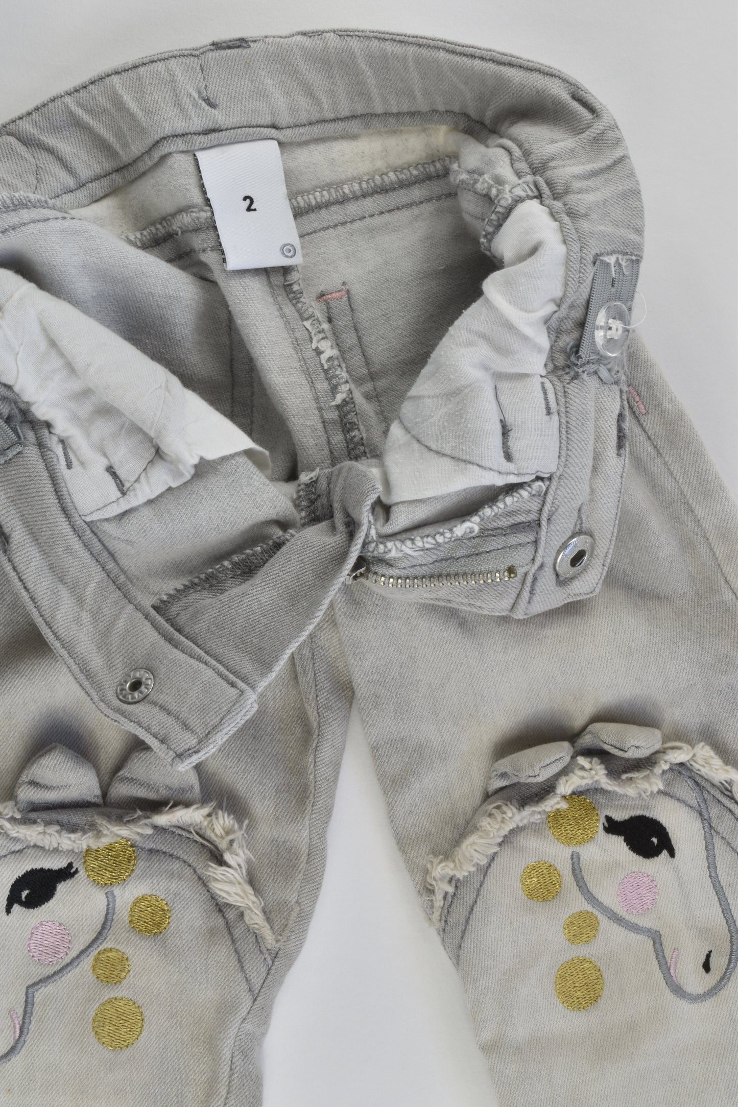 Target Size 2 Stretchy Horse Denim Pants