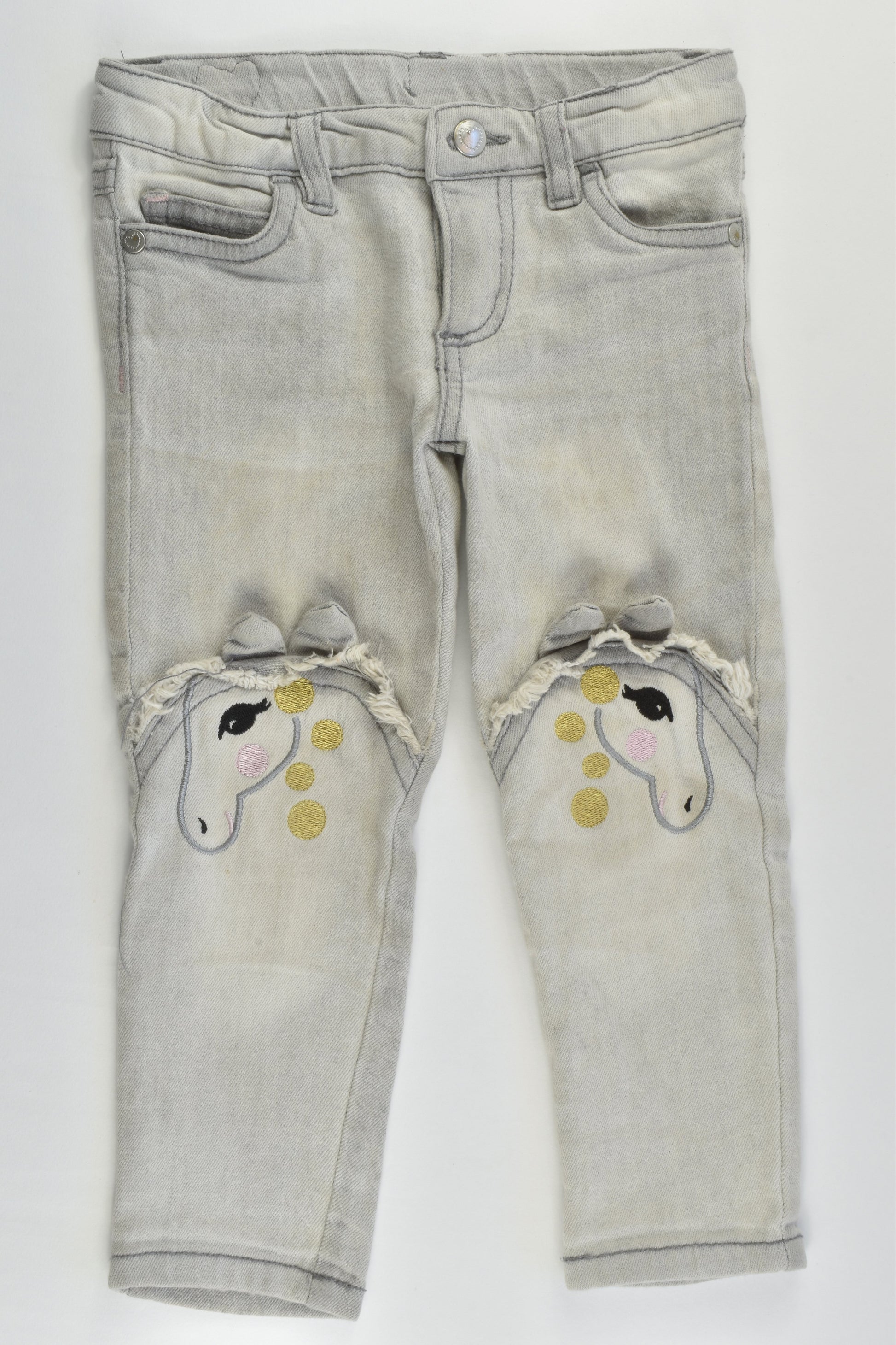 Target Size 2 Stretchy Horse Denim Pants