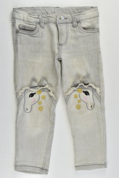 Target Size 2 Stretchy Horse Denim Pants