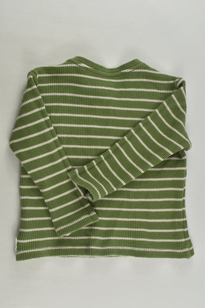 Target Size 2 Striped Waffle Top
