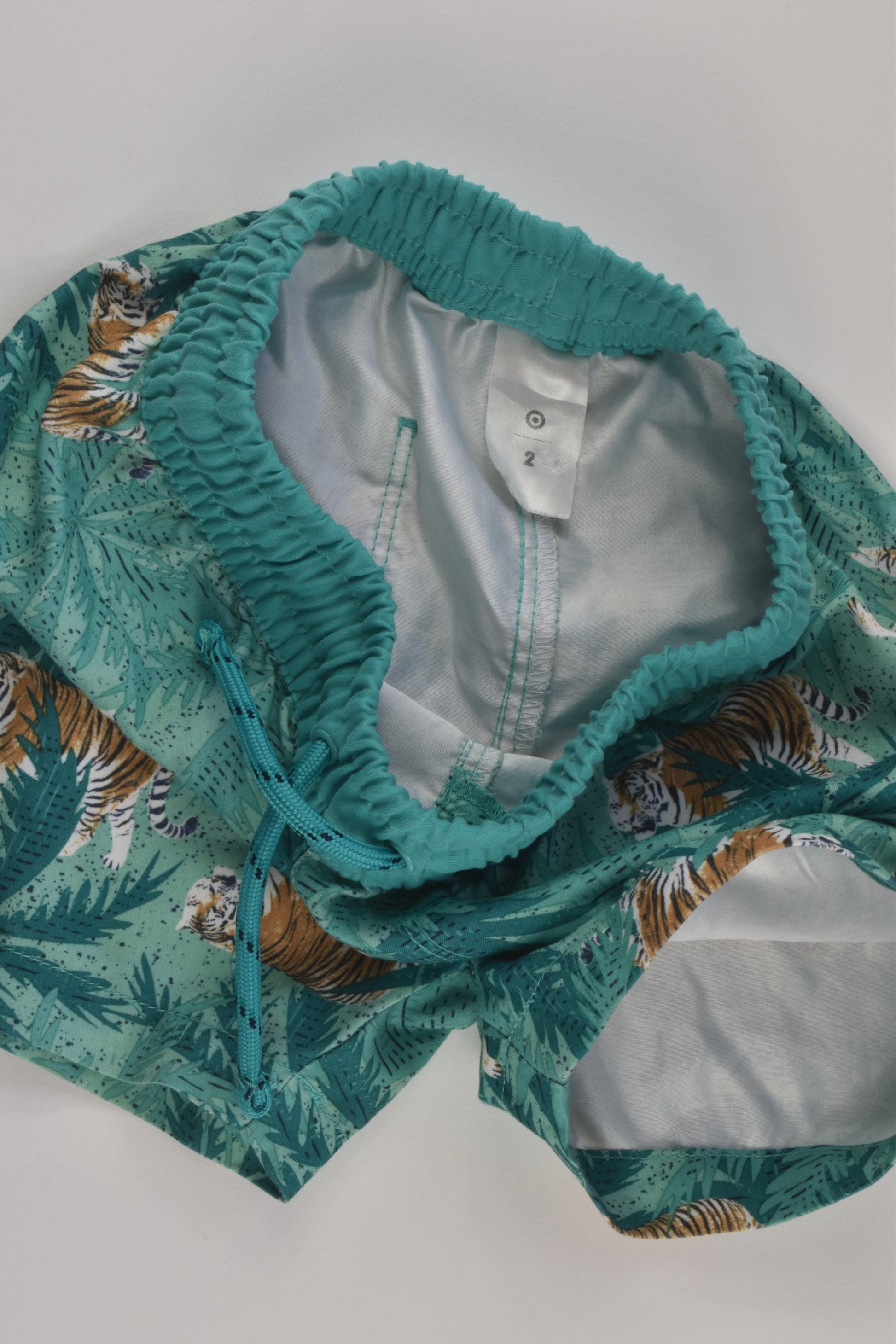 Target Size 2 Tiger Board Shorts