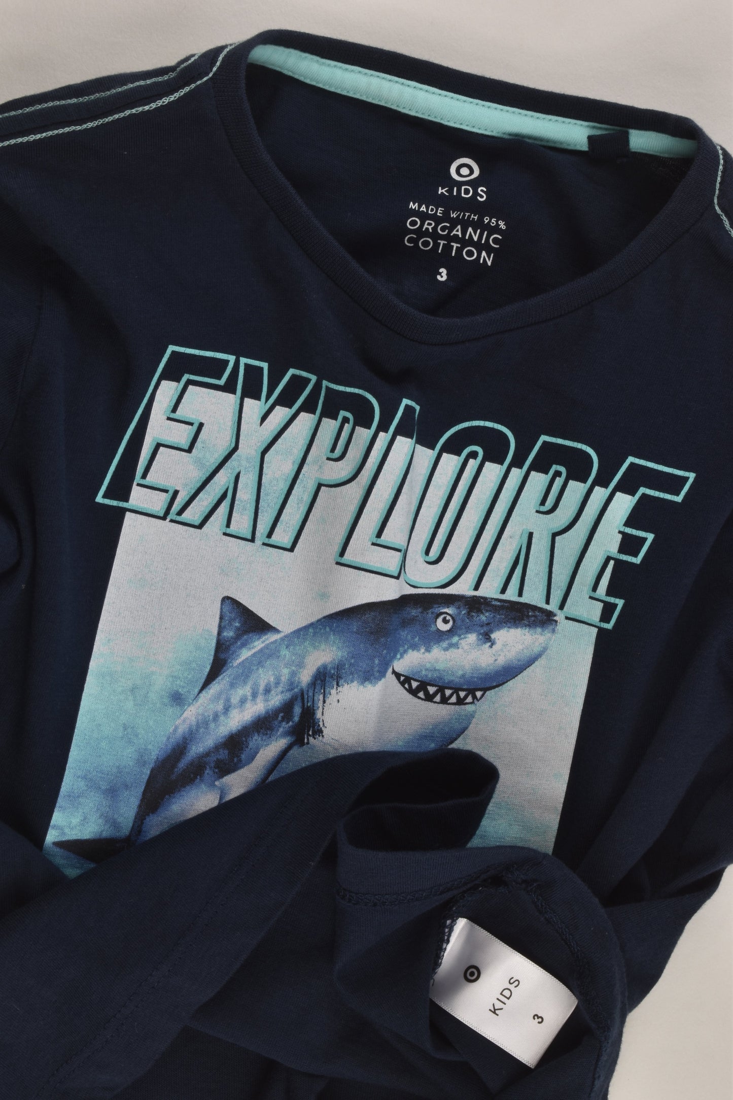 Target Size 3 'Explore The Deep' Organic T-shirt