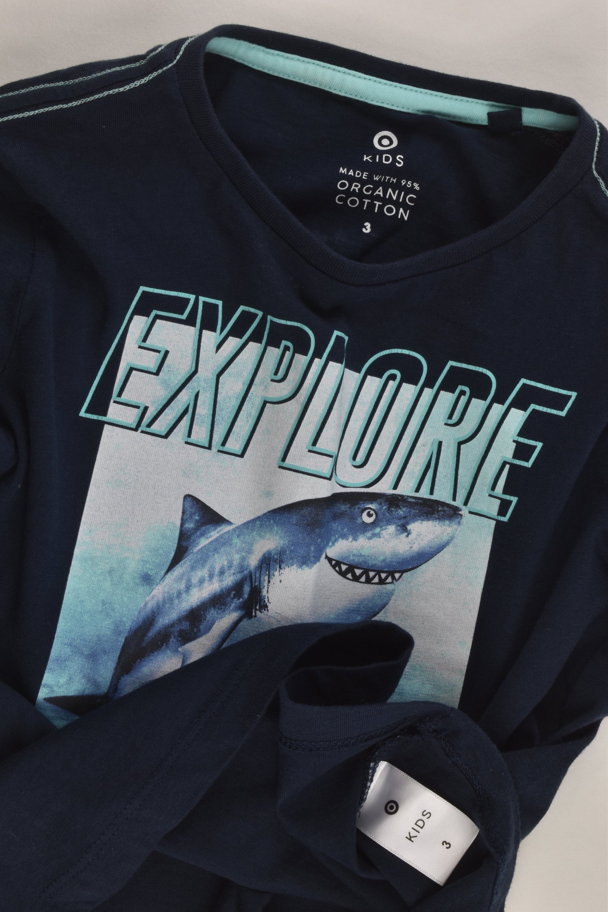 Target Size 3 'Explore The Deep' Organic T-shirt