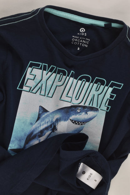 Target Size 3 'Explore The Deep' Organic T-shirt