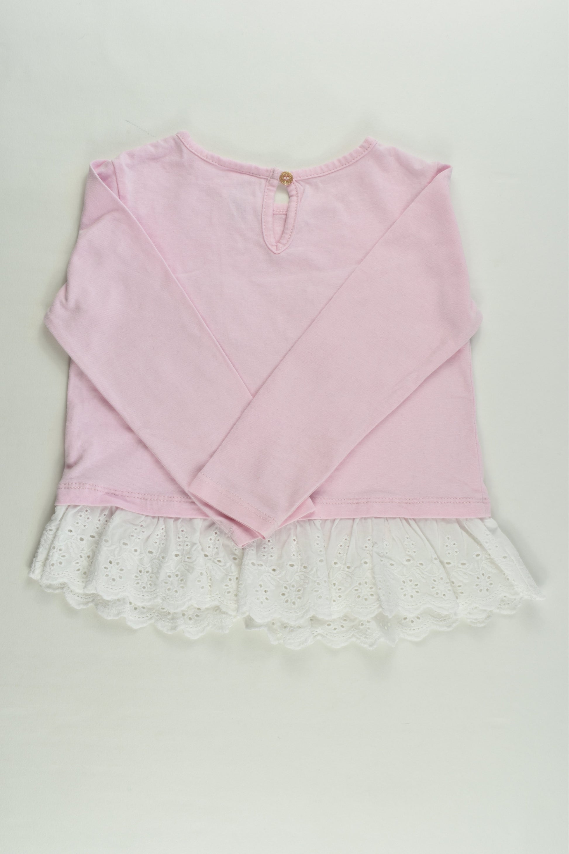 Target Size 3 Lace Swans Top