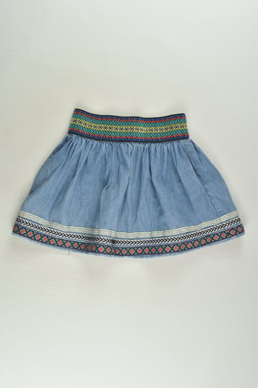 Target Size 3 Lightweight Denim Skirt