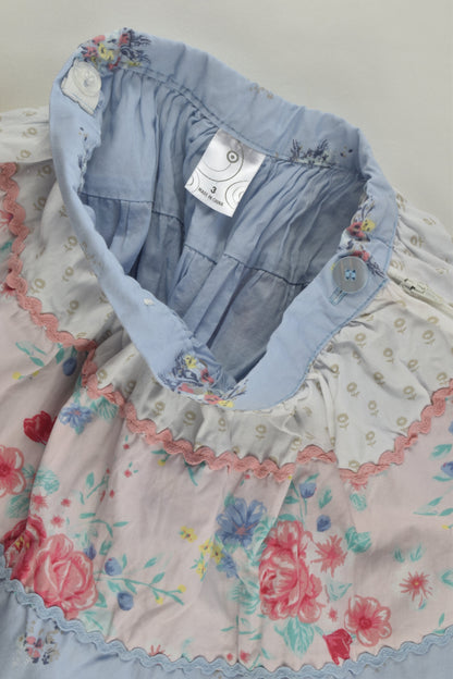 Target Size 3 Lined Floral Skirt