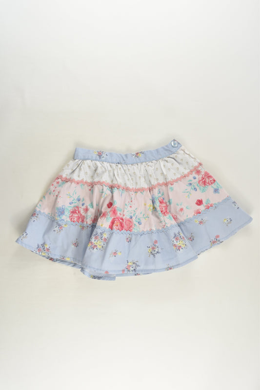 Target Size 3 Lined Floral Skirt