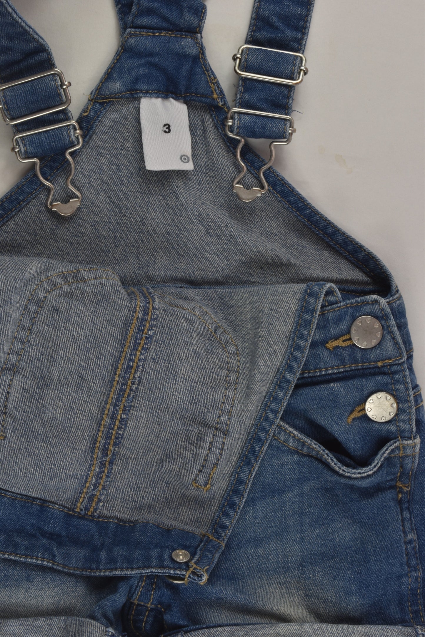Target Size 3 Short Denim Overalls