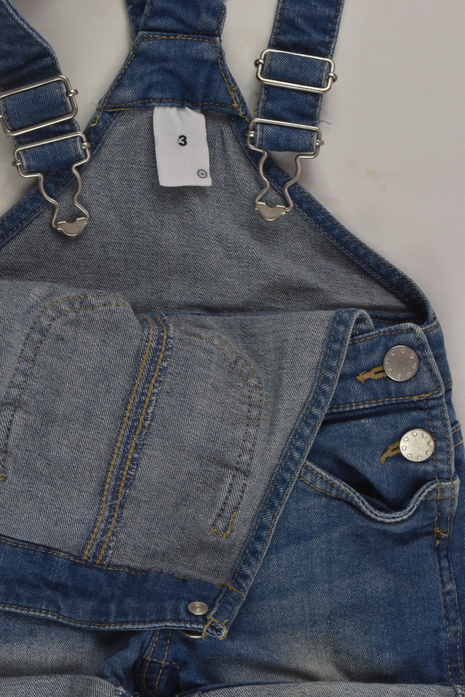 Target Size 3 Short Denim Overalls
