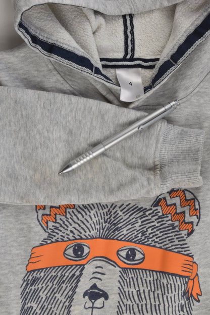 Target Size 4 Bear Hooded Jumper