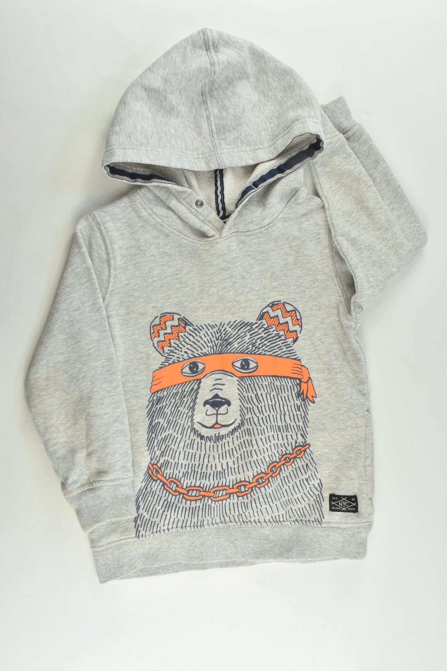Target Size 4 Bear Hooded Jumper