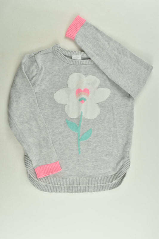 Target Size 4 Flower Knit Jumper
