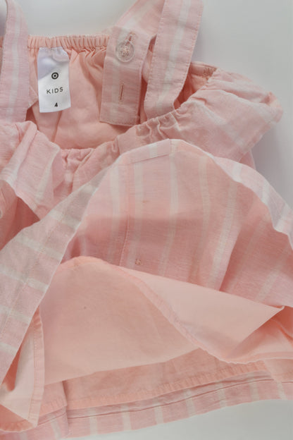 Target Size 4 Lined Linen Blend Blouse