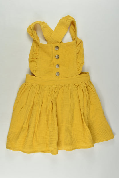 Target Size 4 Mustard Muslin Dress