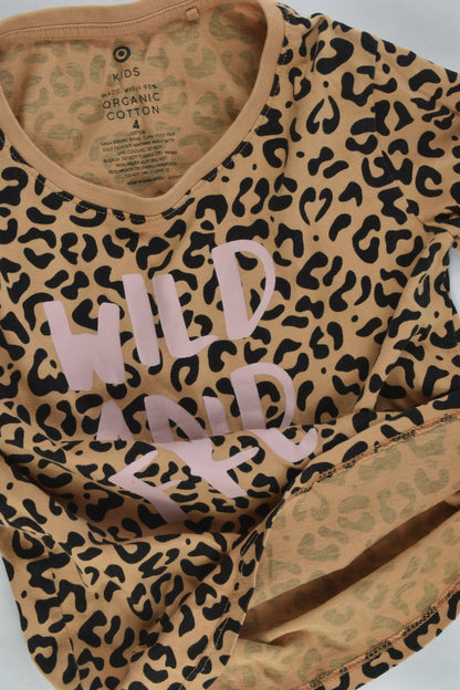 Target Size 4 Organic 'Wild and Free' Top