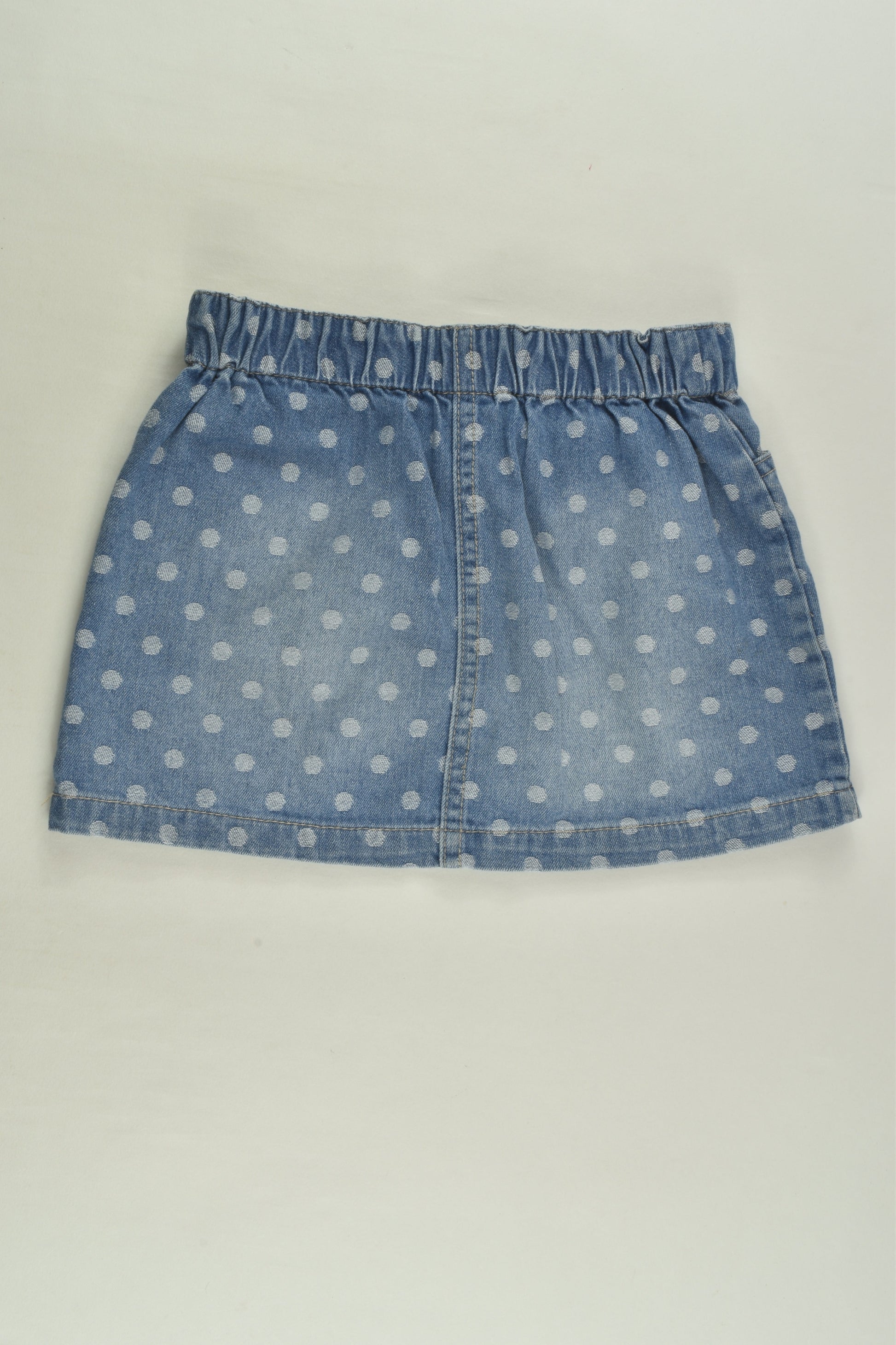 Target Size 4 Polka Dots Denim Skirt
