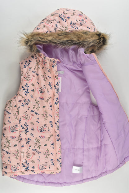 Target Size 5 Floral Puffer Vest