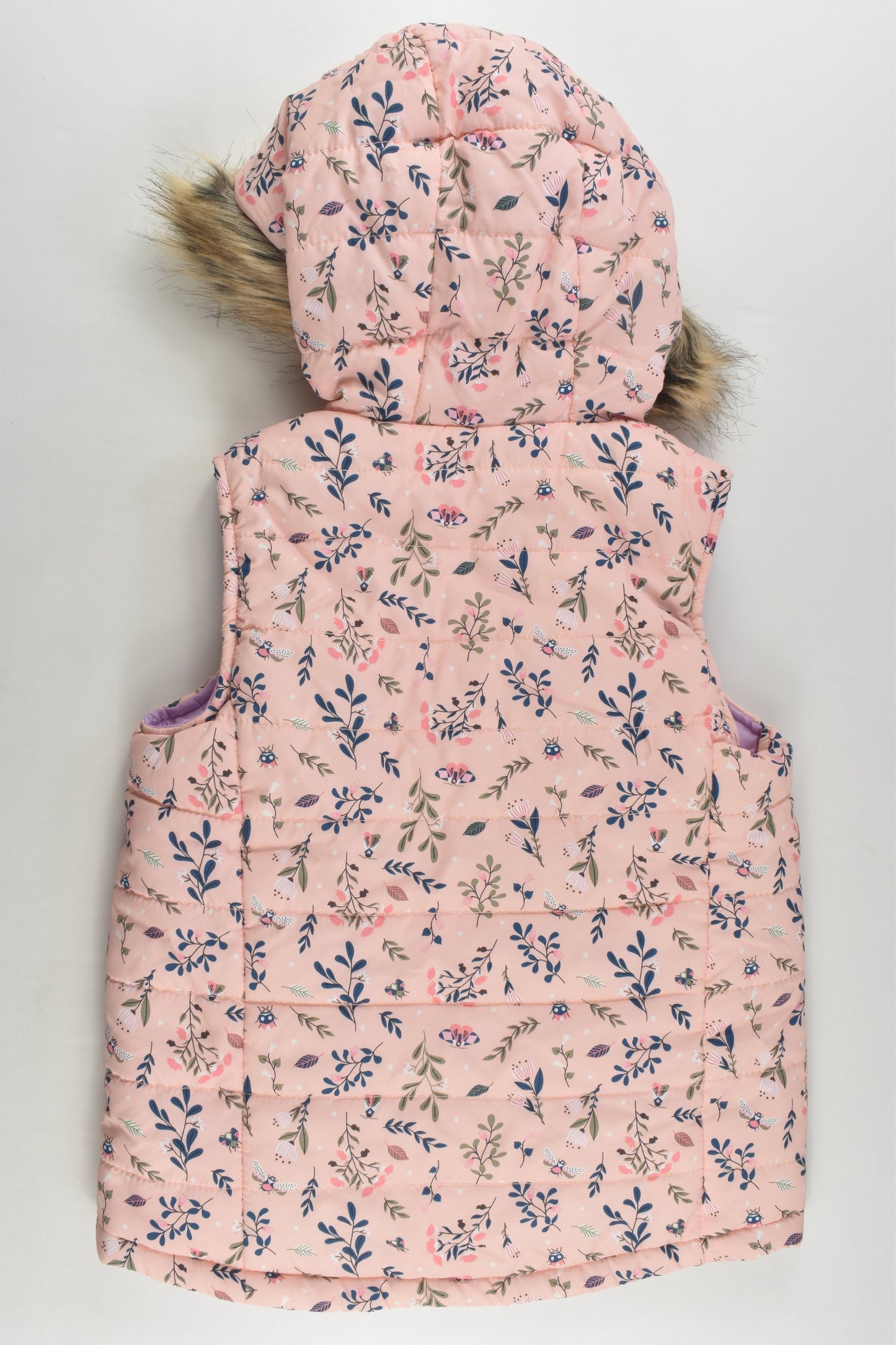 Target Size 5 Floral Puffer Vest