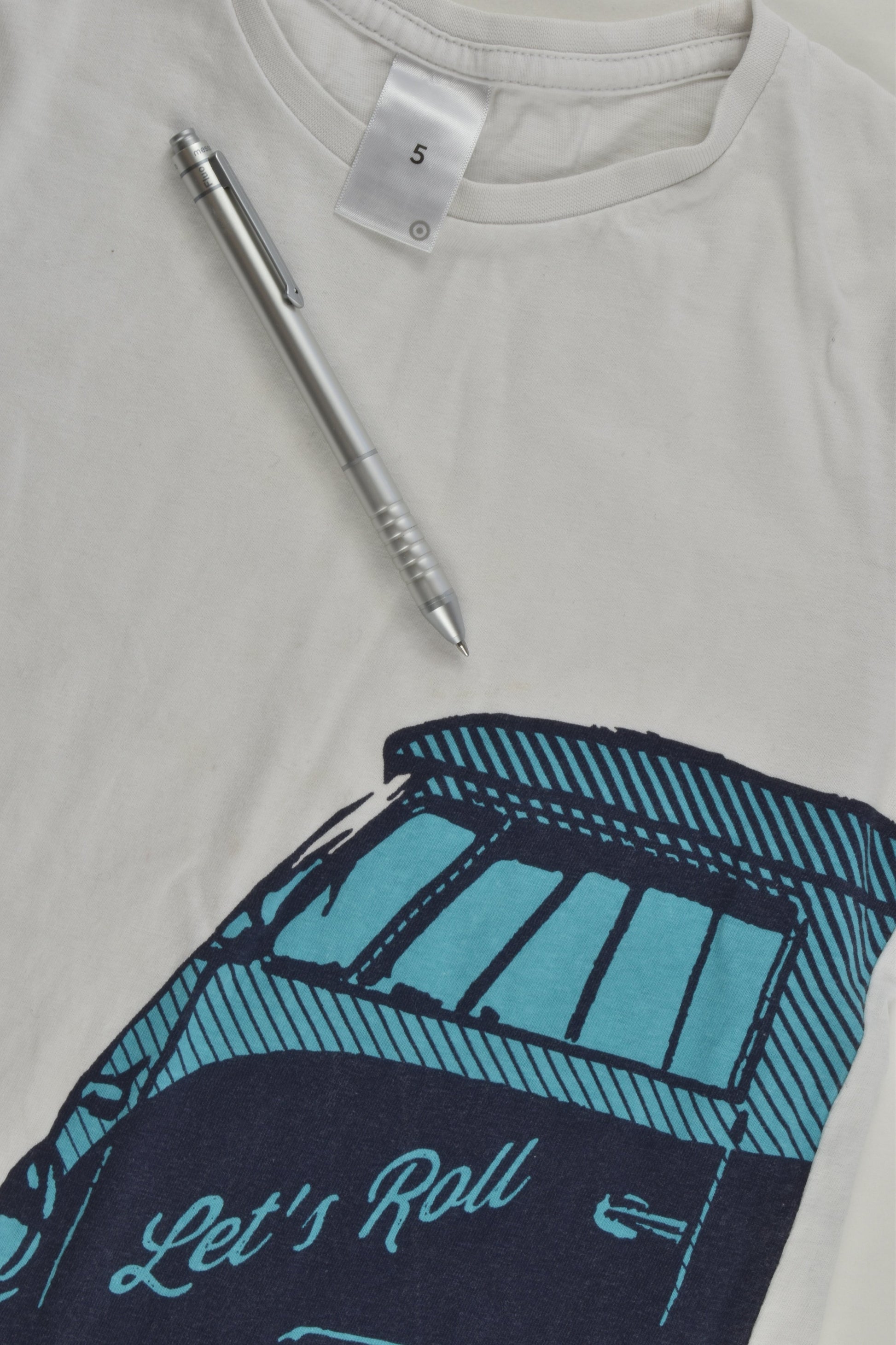 Target Size 5 'Let's Roll' T-shirt