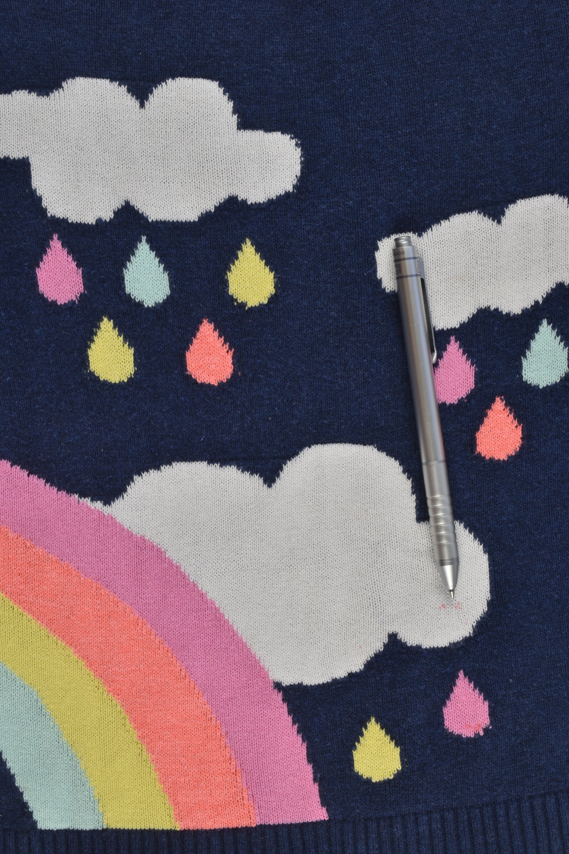 Target Size 5 Rainbow Knit Jumper
