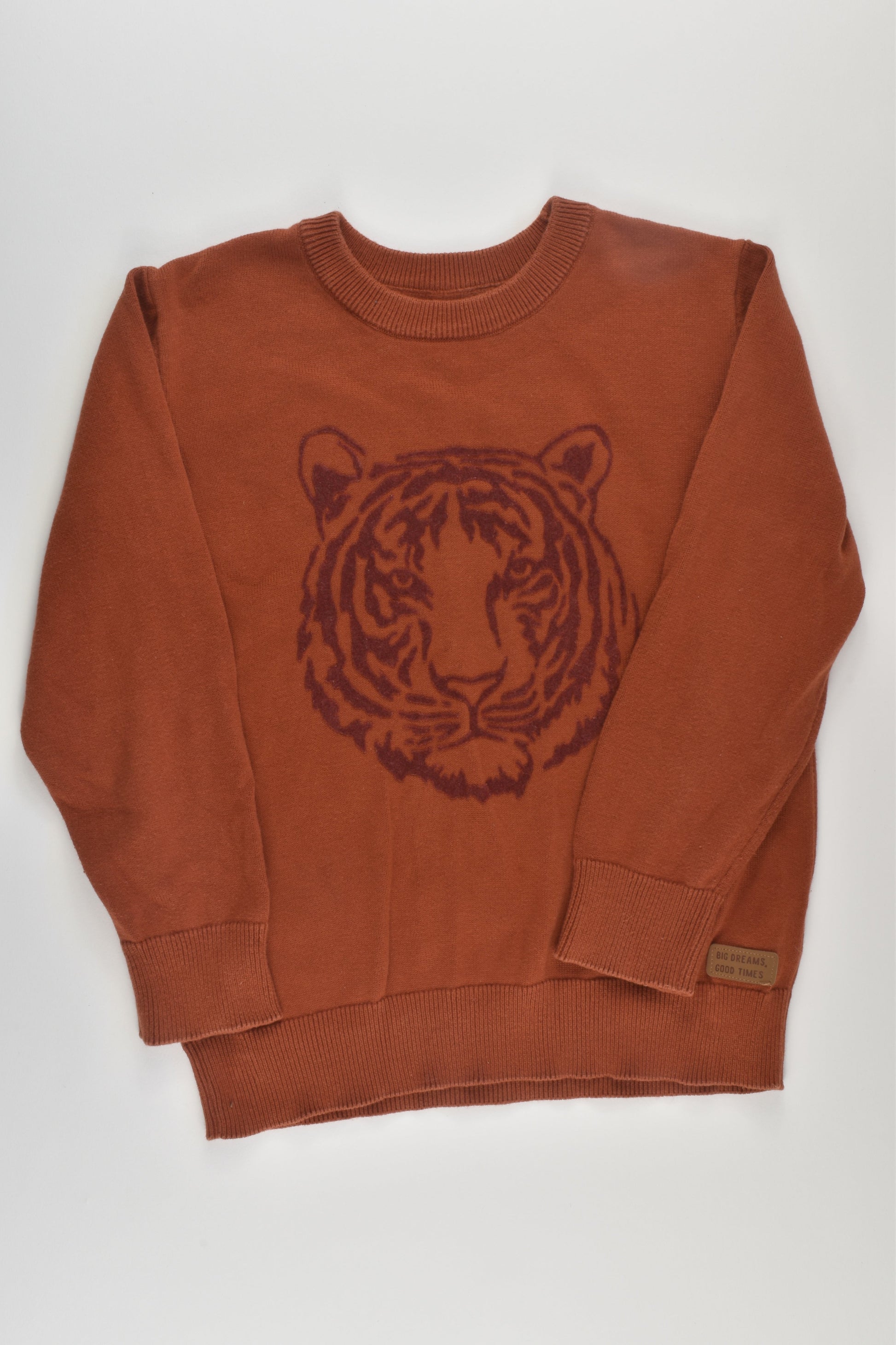 Target Size 5 Tiger Knit Jumper