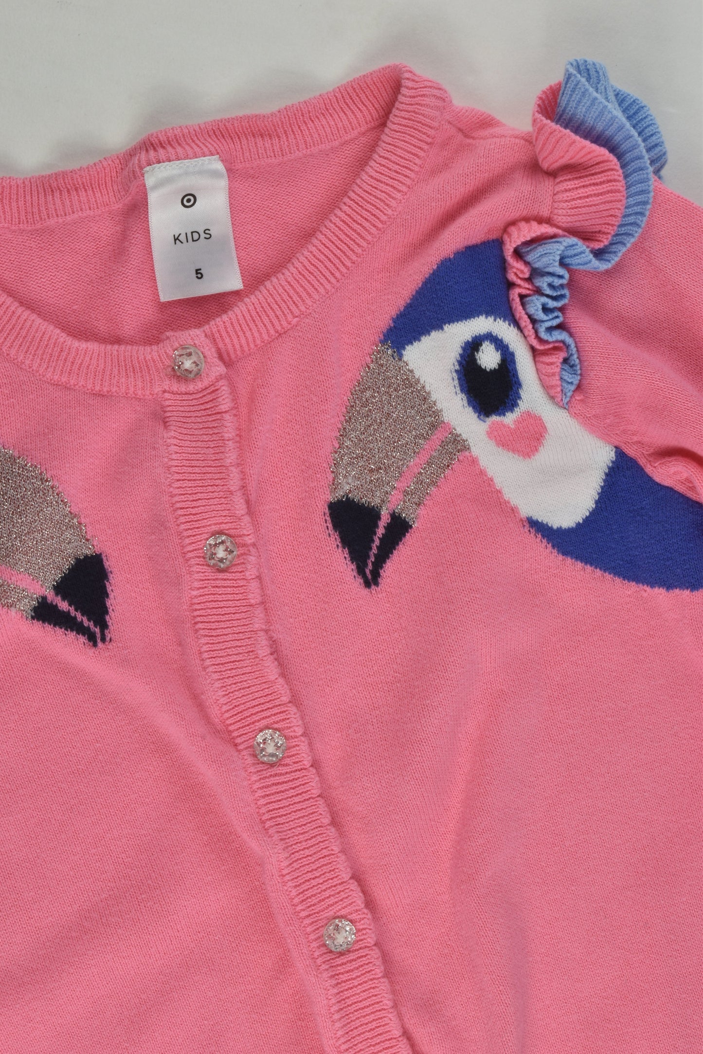 Target Size 5 Toucan Cardigan