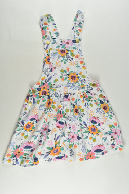 Target Size 6 Floral Viscose Pinafore Dress