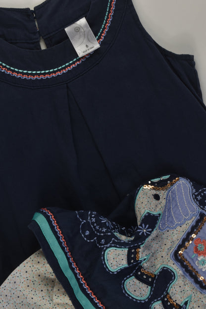 Target Size 6 Lined Elephant Dress