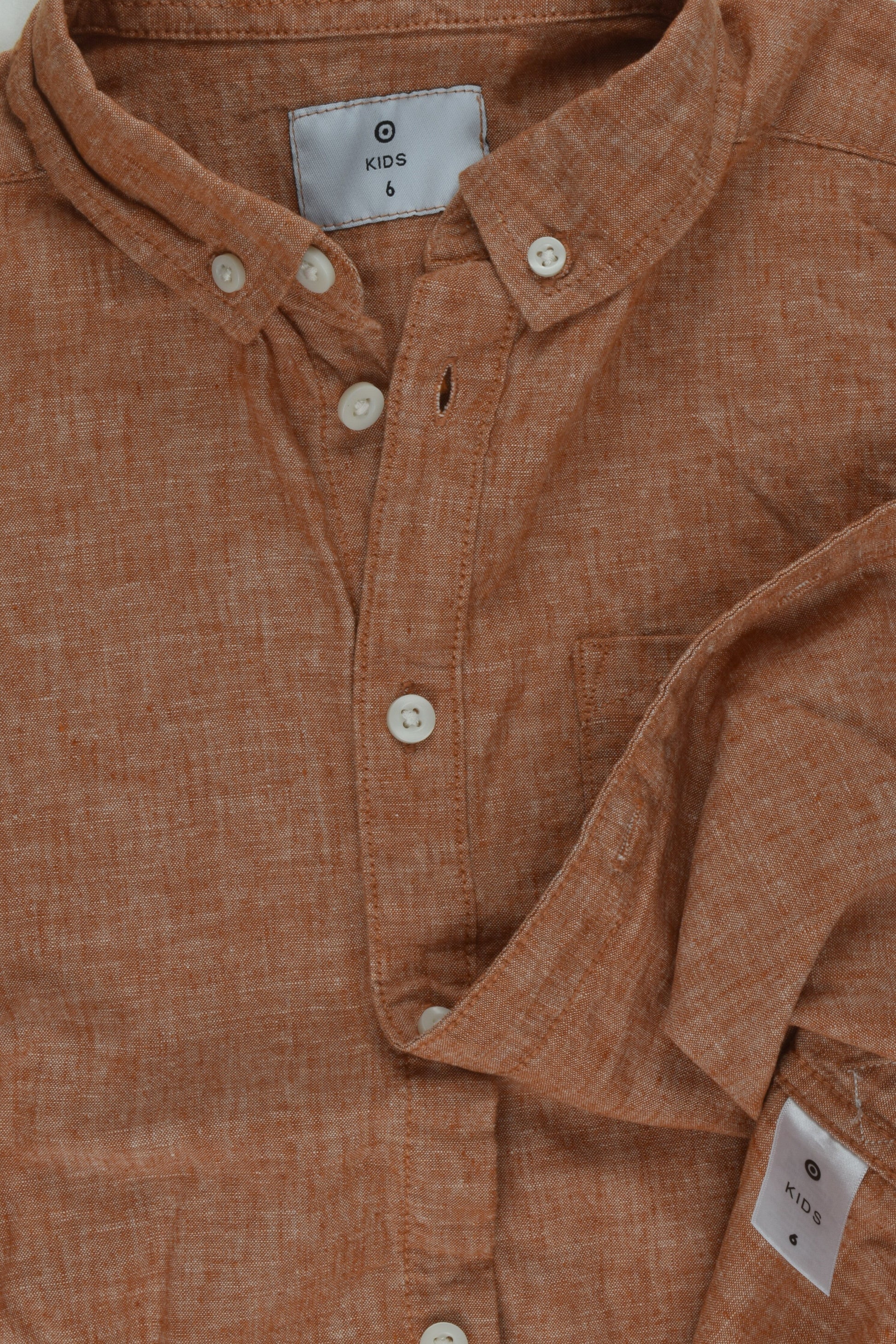Target Size 6 Linen Blend Shirt