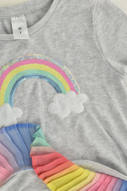 Target Size 7 Rainbow Knit Jumper