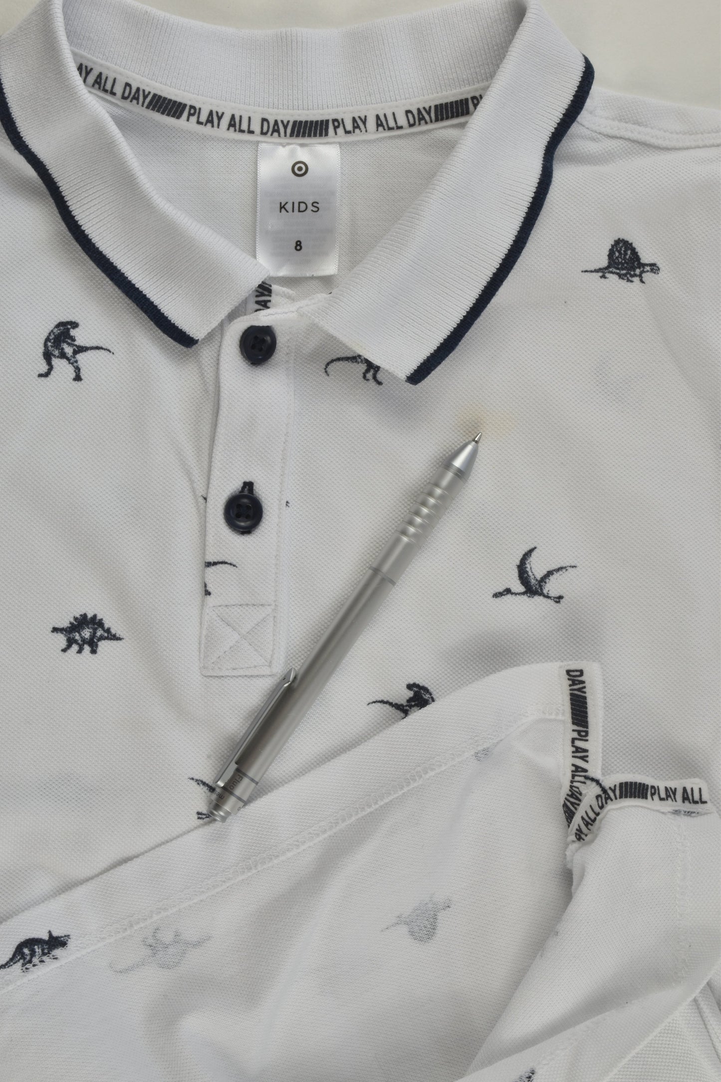 Target Size 8 Dinosaur Polo Shirt