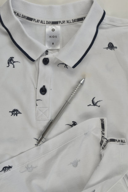 Target Size 8 Dinosaur Polo Shirt