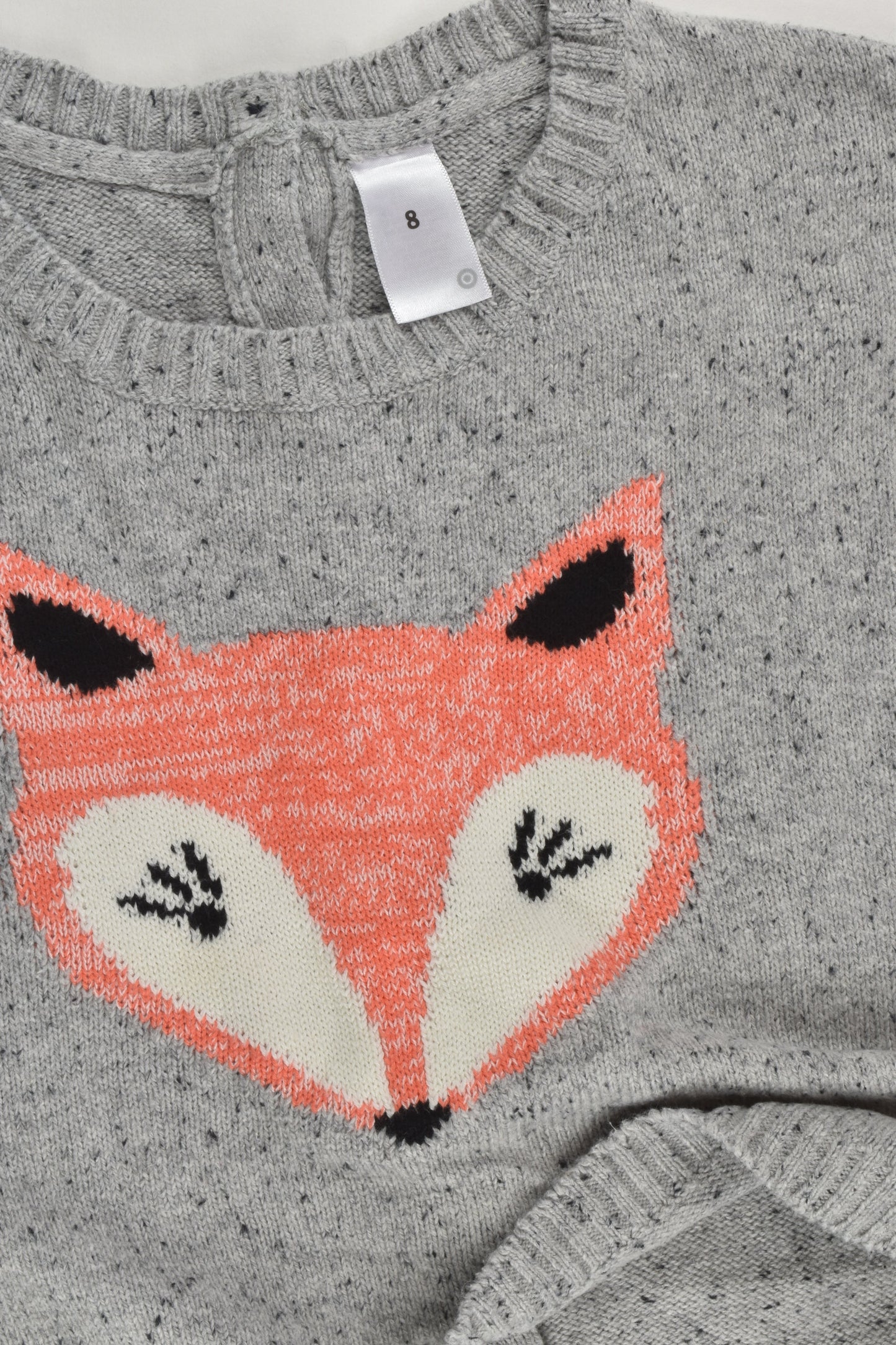 Target Size 8 Fox Knit Jumper