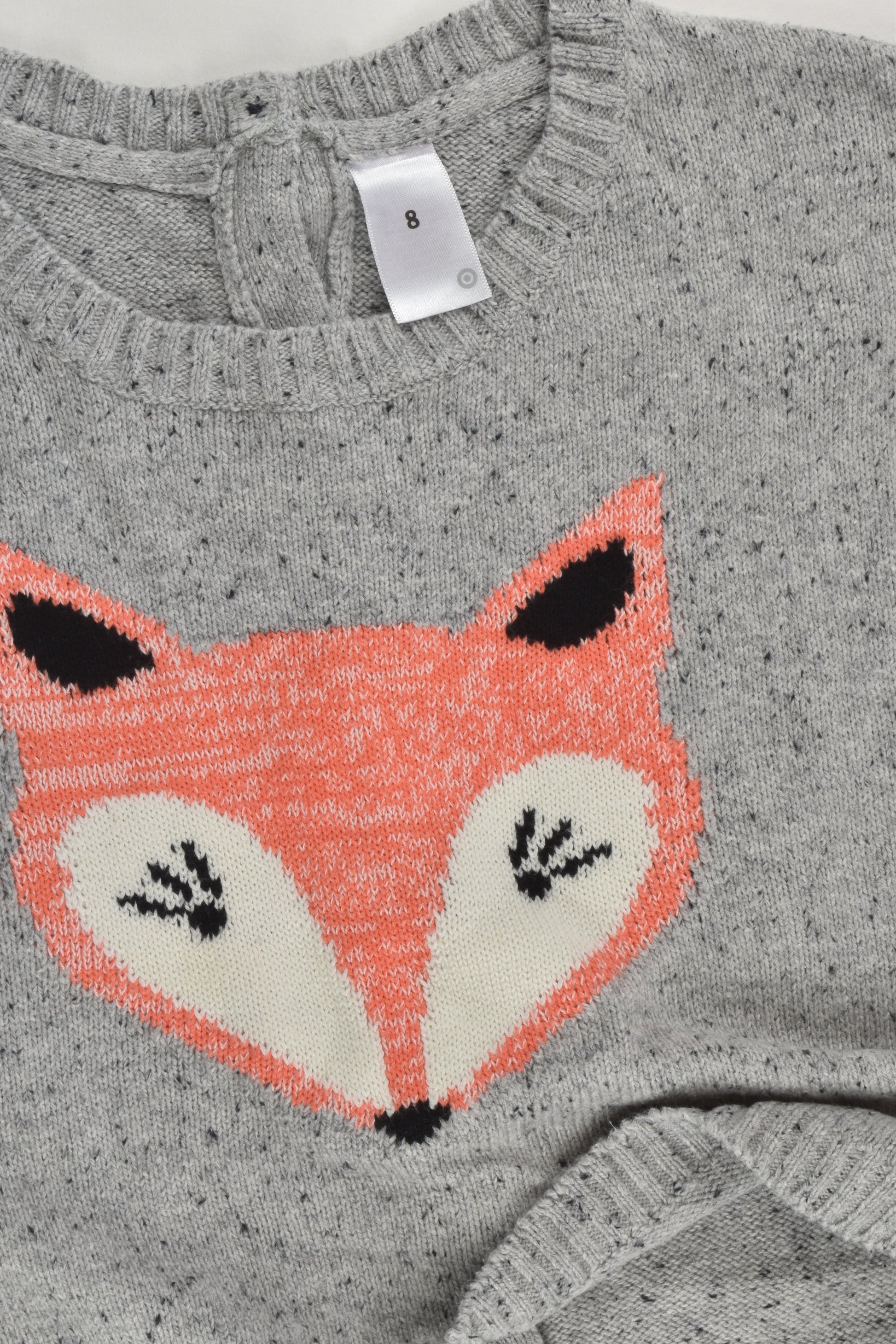 Target Size 8 Fox Knit Jumper