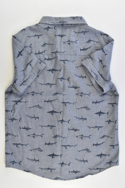 Target Size 8 Sharks Collared Shirt