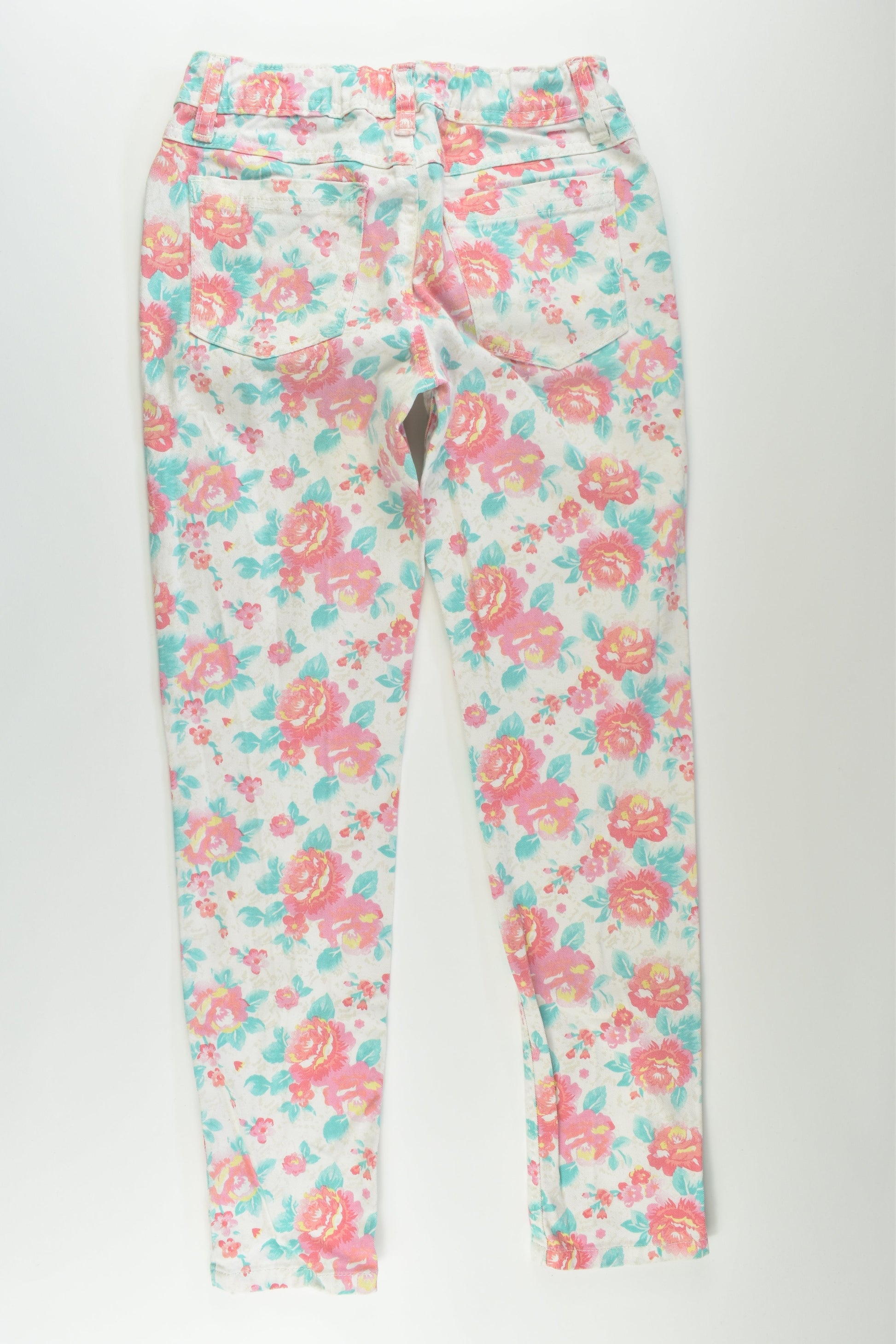 Target Size 9 Floral Denim Pants